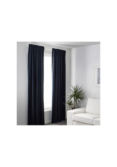 Ikea Sanela Fon Perde 140x300 Cm Lacivert