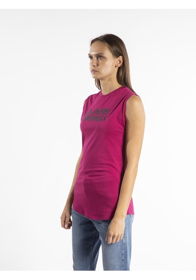 CAVALLI CLASS Kadın  T'shirt CLC7420 Pembe
