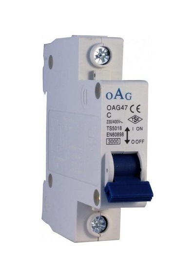 Oag Otomatik Sigorta 1x3 Amper 3ka C Tip