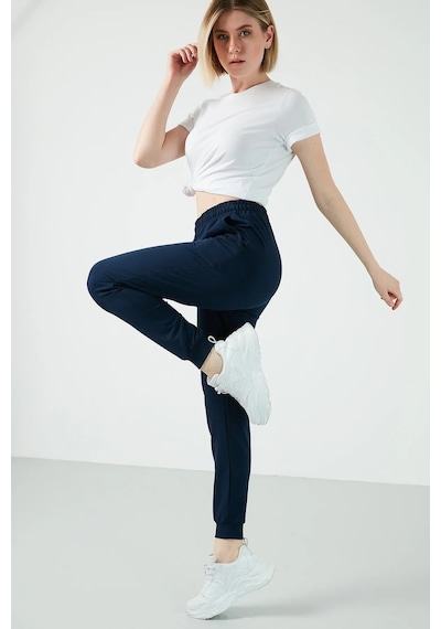 Forinns Kadın Lacivert Jogger Eşofman Altı F10by-03277-01 Lacivert