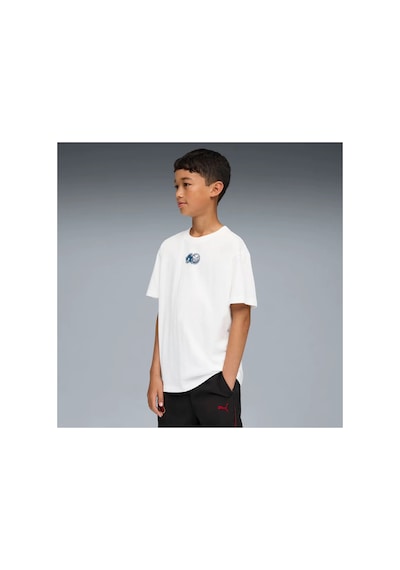 Puma X Sonic Relaxed Graphic 15-16 Yaş 176 Beyaz Tişört Beyaz Beyaz