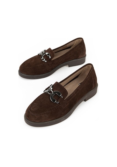 Ziya Kadın Hakiki Deri Loafer Ayakkabı 161359z706 Kahve 161359z706 300 36