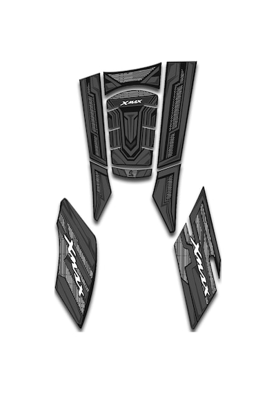 Xmax Tank Pad Seti 2019-23 Karbon Gri