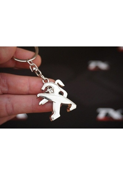 Dk Tuning Lion Aslan Logo Krom Metal Stil Anahtarlık