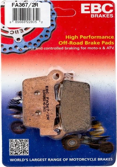 Ebc Fa367/2r Beta Enduro Rr 250,350,390,450 , Ktm 85sx Sınter Arka Fren Balatası