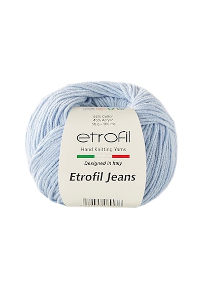 Etrofil Jeans El Örgü Iplikleri - 50 Gr / 160 Metre - Tüm Renkler