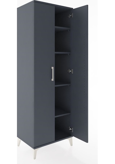 Hyperion Dolap 4 Raflı 60x44x182 Antrasit-antrasit Antrasit