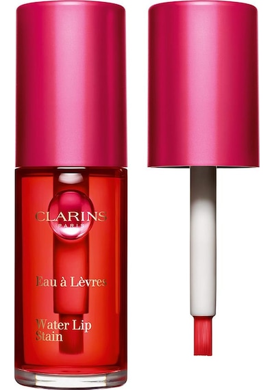 Clarins Water Lip Stain Lip Gloss - 01 Rose Water Dudak Parlatıcı