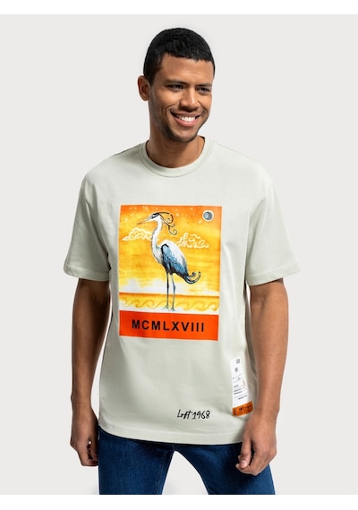 Loose Fit Erkek Tshirt K.kol Mint Yeşili