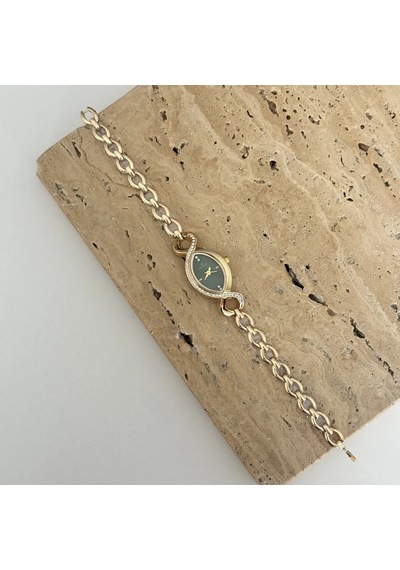 Noir Gold Yeşil Saat