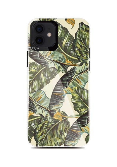 Kajsa Apple Uyumlu iPhone 12 Pro Kılıf Çiçekli Kajsa Botanic Kapak ZORE-216537