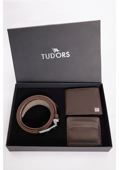 Tudors Özel Kutulu Erkek 3'lü Set Hediyelik - Çeyizlik - Cüzdan, Kartlık Ve Kemer Seti-52850 Kahverengi Tudors Özel Kutulu Erkek 3'lü Set Hediyelik - Çeyizlik - Cüzdan, Kartlık Ve Kemer Seti-52850 Kahverengi