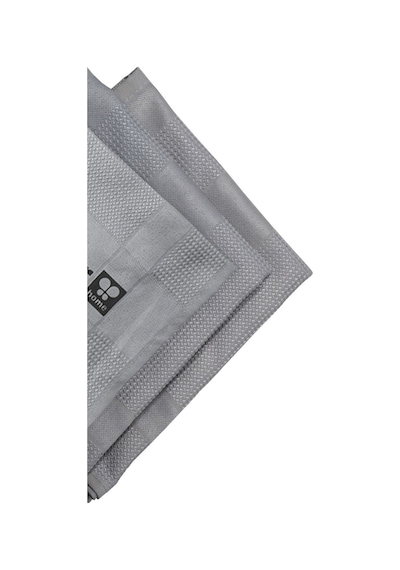 Silver Home Mikrofiber Dekoratif Cam Bezi 3'lü Gri 42 x 68 CM