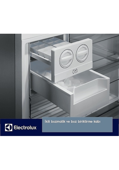 Electrolux LNT7MD58X 588 LT Twintech No-Frost Alttan Donduruculu Buzdolabı