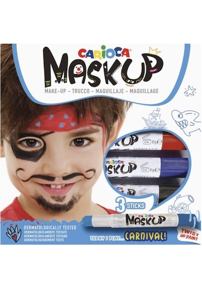 Carioca Mask Up Yüz Boyası 3 Renk Carnival
