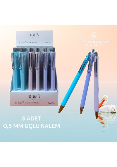 0.5 Mm Versatil Uçlu Kalem 3 Adet 1009 Çok Renkli