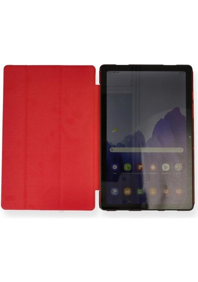 Galaxy Uyumlu X200 Tab A8 10.5 Kılıf Tablet Smart Kılıf - Kırmızı