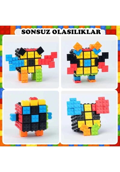 Blok Parçalı Eğitici Sabır Ve Zeka Küpü 6x6cm.