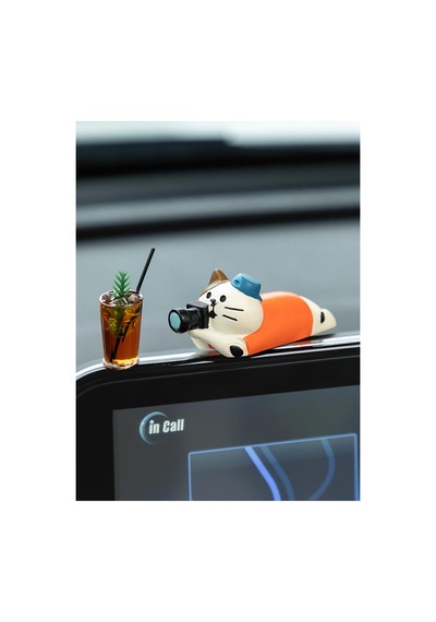 Fotoğraçı Kedi Mini Figür