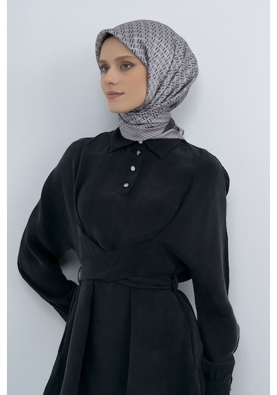 Armine Saf İpek Sura Eşarp-2026 İlkbahar-yaz- 950200d Gri