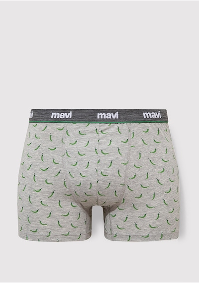 Mavi - 3lü Baskılı Boxer 0911988-900 Renkli