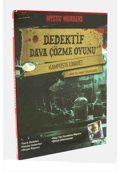 Kampüste - 878 - Cinayet Dedektif Dava - Glblseme - Çözme Oyunu-renkli