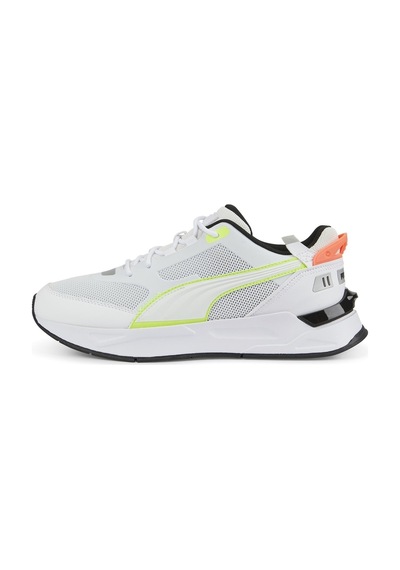 Puma Mirage Sport Tech Laser Tag Beyaz Erkek Günlük Spor Ayakkabı Lime Squeeze Lime Squeeze