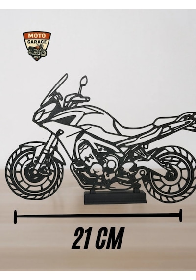 Yamaha Tracer 900 Masa Dekoru 3d Baskı Touring Motosiklet Silüeti