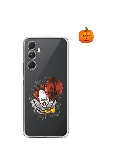 Dali Design Samsung Galaxy A54 Uyumlu Şeffaf Kılıf Horror 1 Tasarımlı