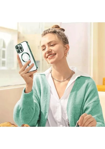 Newface Apple İphone 16 Pro Max Kılıf Kross Magneticsafe Kapak - Titan Gri