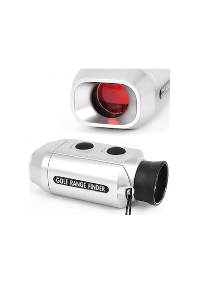 Dijital Mesafe Ölçer 7x18 Golf Range Finderscope 1000 Mt Siyah