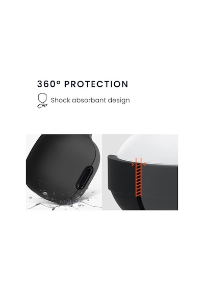 Anker Soundcore Liberty 4 Nc İle Uyumlu Kılıf Silikon Koruyucu Yumuşak Silikon Darbeye Dayanıklı Koruyucu Yüksek K Diğer