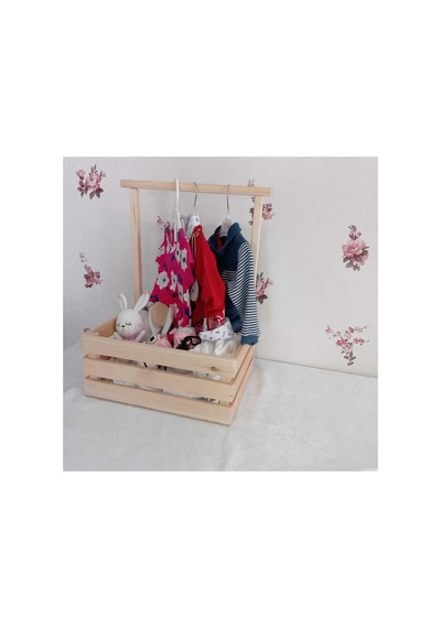 Ahşap Kasa - Bebek Kırk Sepeti - Baby Shower Sepeti