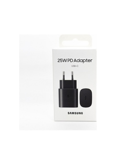 Samsung Uyumlu Galaxy S21+ 5g Type-C Fast Şarj Adaptörü 25W Siyah (Samsu