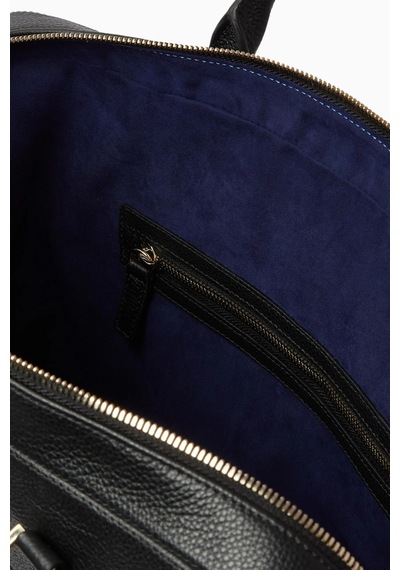 Montroi Suede Briefcase Siyah Şık Ve Fonksiyonel Iş Çantası Evrak Çantası