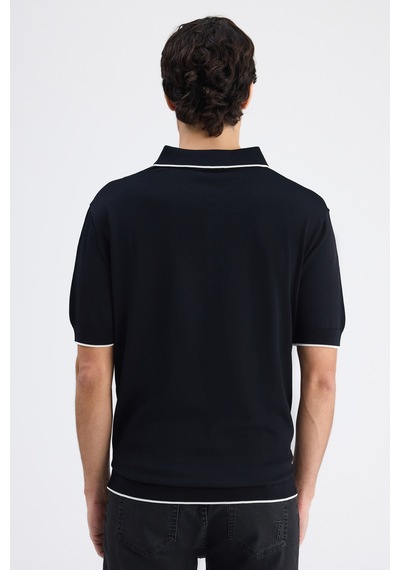 D's Damat Ds Damat Regular Fit Siyah Düz Örgü Kazak 6hc060192525m Çok Renkli