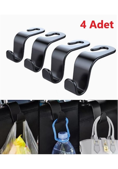 4 Adet Araba Koltuk Arkası Askı 5250