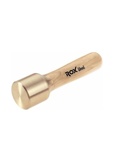 Rox Wood Oymacı Pirinç Başlı Tokmak Carving Mallet 280  Gr
