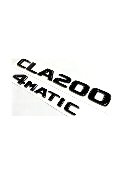 Benz Cla 200 Ve 4matic Piano Black Bagaj Yazısı Seti 2'li 3m 3d Abs
