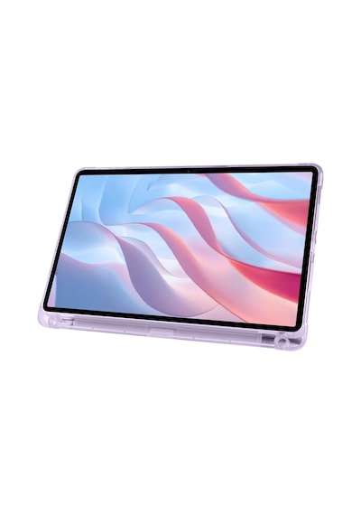 Huawei Honor Pad X9 11.5' Kılıf Mkst Tri Folding Kalem Bölmeli Standlı Kılıf - Lila Tablet Kılıfı