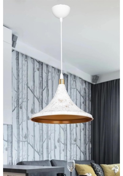 Ag Lightdesign Beyaz Mermer Desen Sarkıt Avize Yatak Odası Salon Mutfak Koridor Lamba 17 Agnm22 Sku: Zeus8690010192479 Diğer
