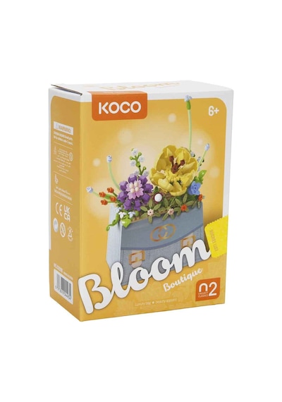 Bloom Boutique Çiçek Çanta Mini Blok Yapım Seti 223 Parça Yetişkin Ve Çocuk Dıy Dekorasyon