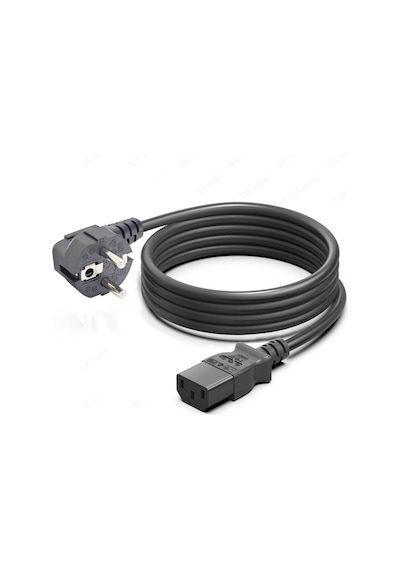 C13 Bakır Power Kablo - Elektrik Güç Kablosu - 3*1.5mm² - 1.8 mt