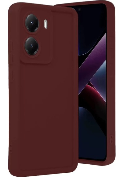 Newface Xiaomi Poco X7 Pro Viera Silikon - Bordo