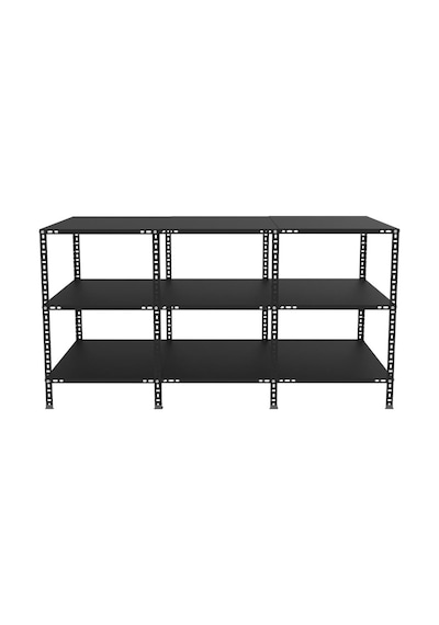 3 Katlı Renkli Paketleme Masası - Atölye, Depo, Hobi Çalışma Masası - Mavi Mavi-177x93 Cm-75 Cm Çok Renkli