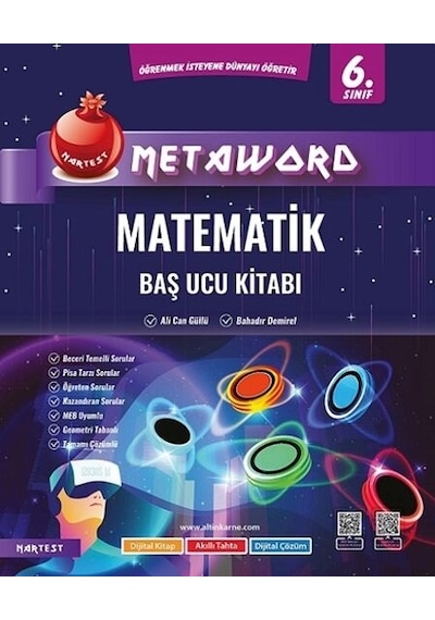 Nartest 6. Sınıf Matematik Metaword Baş Ucu Kitabı Nartest Yayınl