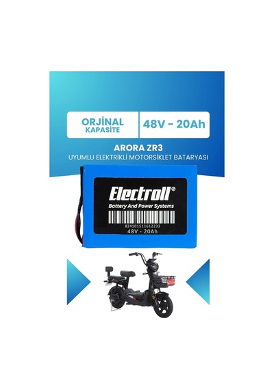 Arora Zr3 Uyumlu Batarya Lifepo4 48v 20ah