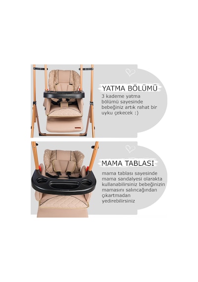 Baby Home 850 Cup Mama Sandalyesi Salıncak
