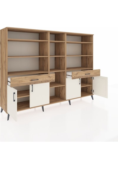 Hyperion Dolap 12 Raflı 2 Çekmeceli 4 Kapaklı 220x44x163 Çam-ayta Çam-aytaşı/çam Hyperion Dolap 12 Raflı 2 Çekmeceli 4 Kapaklı 220x44x163 Çam-ayta Çam-aytaşı/çam