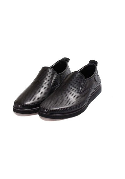 Fast Step Hakiki Deri Erkek Casual Ayakkabı 711ma07lzr Siyah